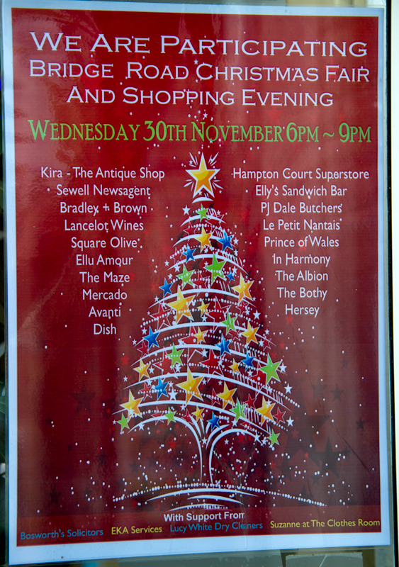 Bridge Road Christmas Fair 30th November 2011