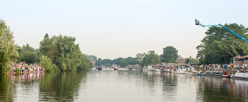 The Olympic Torch in Hampton Court