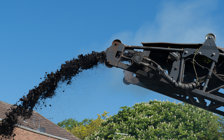 Road works in Surrey