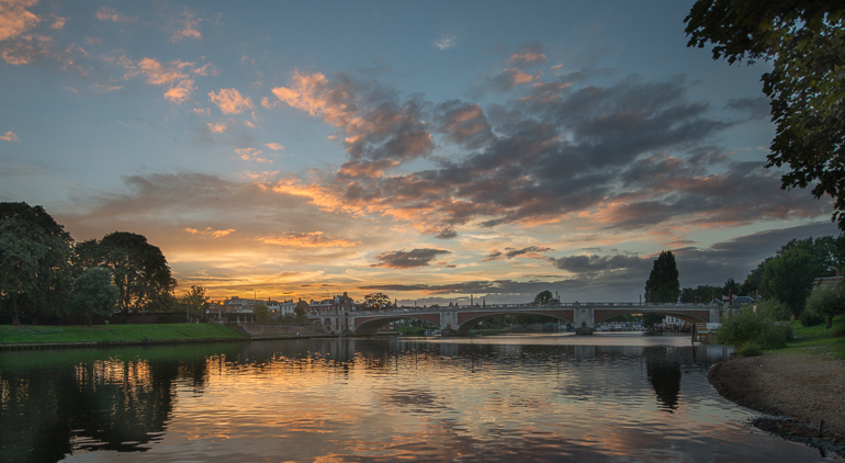 Hampton Court Bridge Sunset