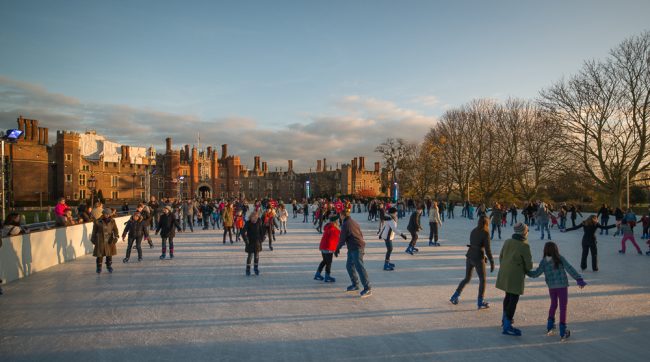 Ice Skating at Hampton Court Palace