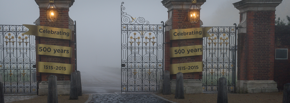 Foggy day in East Molesey & Hampton Court Palace